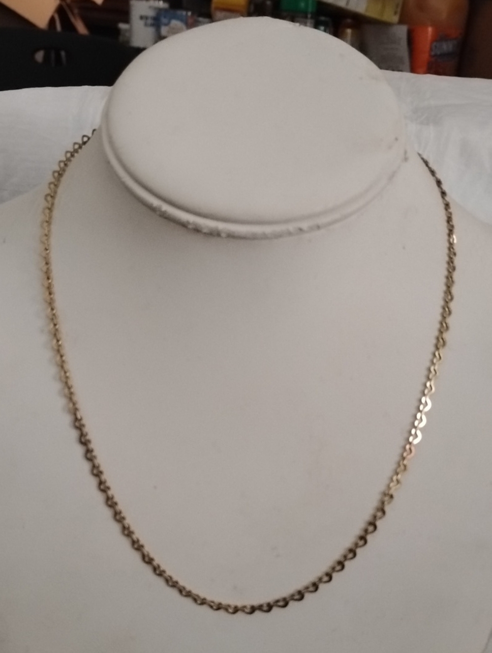 Italian Gold-plated over Silver 18" Heart-Link Chain Necklace